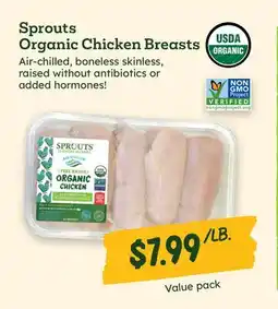Sprouts Farmers Market Sprouts Organic Chicken Breasts offer