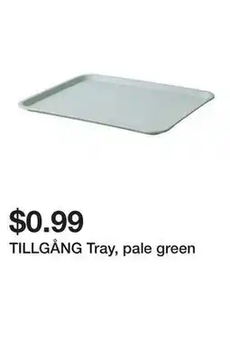 Ikea TILLGÅNG Tray, pale green offer