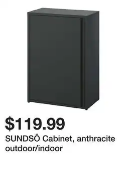 Ikea SUNDSÖ Cabinet, anthracite outdoor/indoor offer
