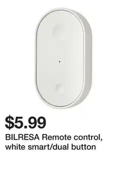 Ikea BILRESA Remote control, white smart/dual button offer