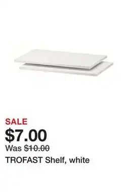 Ikea TROFAST Shelf, white offer