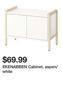 Ikea EKENABBEN Cabinet, aspen/white offer
