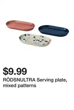 Ikea RÖDSNULTRA Serving plate, mixed patterns offer