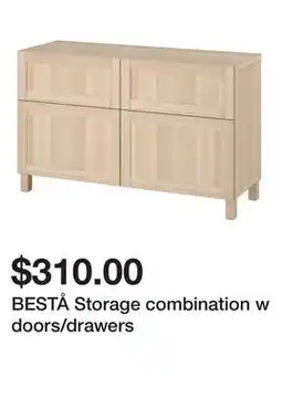Ikea BESTÅ Storage combination w doors/drawers offer