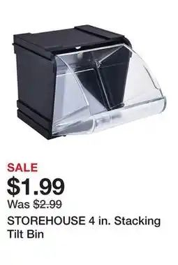 Harbor Freight Tools STOREHOUSE 4 in. Stacking Tilt Bin offer