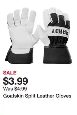 Harbor Freight Tools Goatskin Split Leather Gloves offer