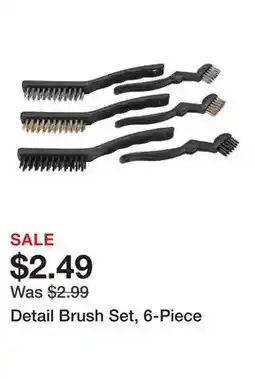 Harbor Freight Tools Detail Brush Set, 6-Piece offer