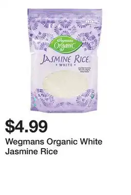 Wegmans Wegmans Organic White Jasmine Rice offer