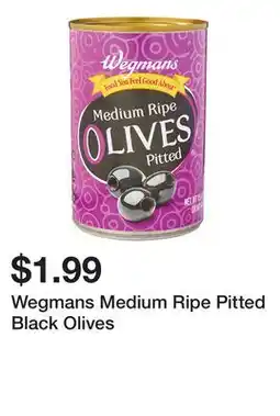 Wegmans Wegmans Medium Ripe Pitted Black Olives offer