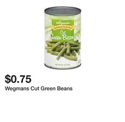 Wegmans Wegmans Cut Green Beans offer