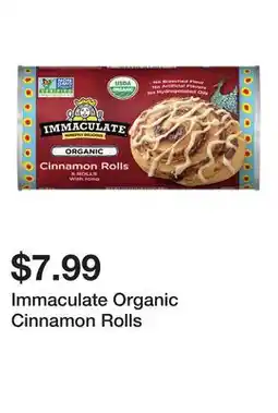 Wegmans Immaculate Organic Cinnamon Rolls offer