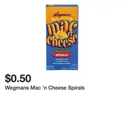 Wegmans Wegmans Mac 'n Cheese Spirals offer