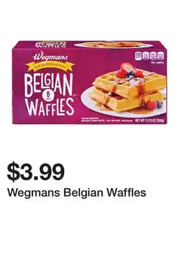 Wegmans Wegmans Belgian Waffles offer