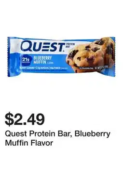Wegmans Quest Protein Bar, Blueberry Muffin Flavor offer