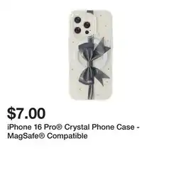 Five Below iPhone 16 Pro Crystal Phone Case - MagSafe Compatible offer