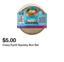 Five Below Crazy Fun Squishy Bun Set offer