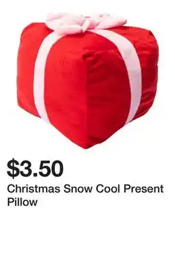 Five Below Christmas Snow Cool Present Pillow offer