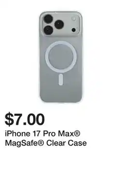 Five Below iPhone 17 Pro Max MagSafe Clear Case offer