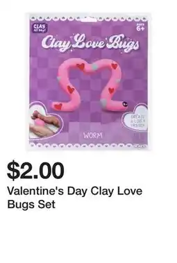 Five Below Valentine's Day Clay Love Bugs Set offer
