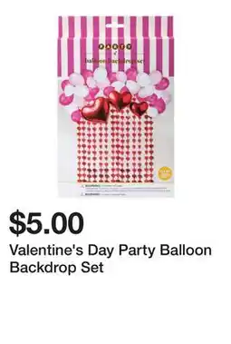 Five Below Valentine's Day Party Balloon Backdrop Set offer