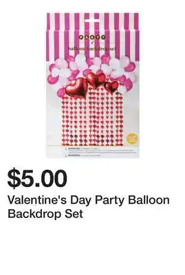 Five Below Valentine's Day Party Balloon Backdrop Set offer