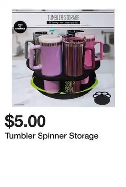 Five Below Tumbler Spinner Storage offer