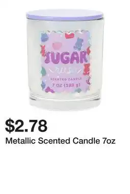 Five Below Metallic Scented Candle 7oz offer