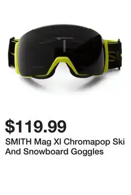 Marshalls SMITH Mag Xl Chromapop Ski And Snowboard Goggles offer