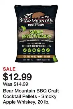 Tractor Supply Company Bear Mountain BBQ Craft Cocktail Pellets - Smoky Apple Whiskey, 20 lb offer