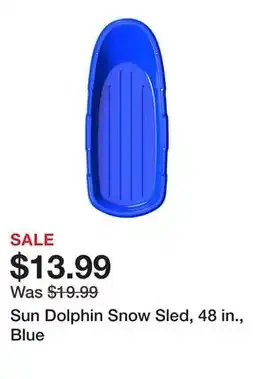 Tractor Supply Company Sun Dolphin Snow Sled, 48 in., Blue offer