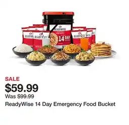 Tractor Supply Company ReadyWise 14 Day Emergency Food Bucket offer