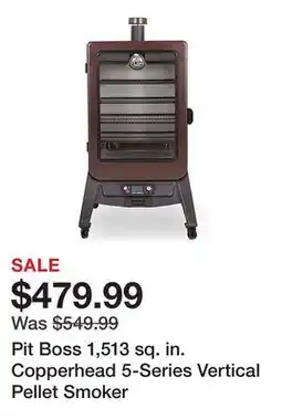 Tractor Supply Company Pit Boss 1,513 sq. in. Copperhead 5-Series Vertical Pellet Smoker offer