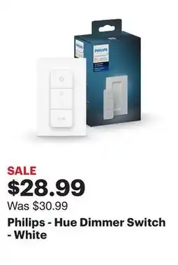 Best Buy Philips - Hue Dimmer Switch - White offer