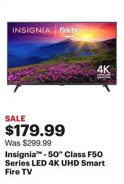 Best Buy Insignia - 50 Class F50 Series LED 4K UHD Smart Fire TV offer