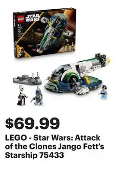 Best Buy LEGO - Star Wars: Attack of the Clones Jango Fett's Starship 75433 offer