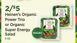 Heinen's Heinen's Organic Power Trio or Organic Super Energy Salad offer