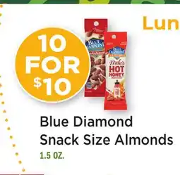 Heinen's Blue Diamond Snack Size Almonds offer