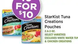 Heinen's StarKist Tuna Creations Pouches offer