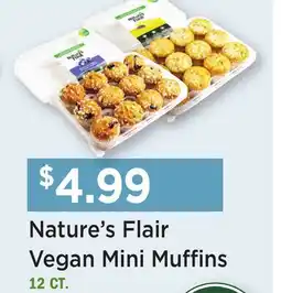 Heinen's Nature's Flair Vegan Mini Muffins offer