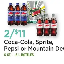 Heinen's Coca-Cola, Sprite, Pepsi or Mountain Dew offer