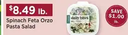 Heinen's Spinach Feta Orzo Pasta Salad offer