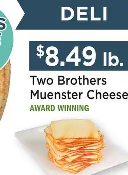 Heinen's Two Brothers Muenster Cheese offer
