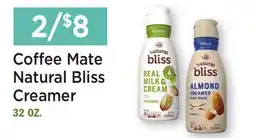 Heinen's Coffee Mate Natural Bliss Creamer offer