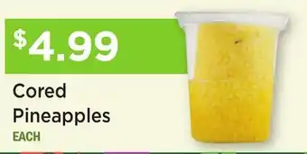 Heinen's Cored Pineapples offer