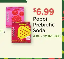 Heinen's Poppi Prebiotic Soda offer