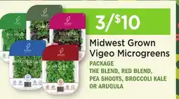 Heinen's Midwest Grown Vigeo Microgreens offer