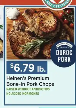 Heinen's Heinen's Premium Bone-In Pork Chops offer