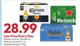 Stater Bros Modelo, Corona, Heineken or Stella Artois offer