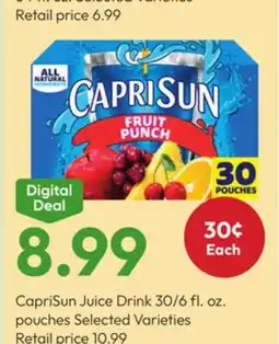 Stater Bros CapriSun Juice Drink offer