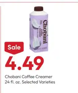 Stater Bros Chobani Coffee Creamer offer